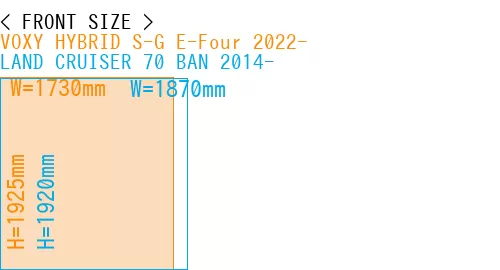#VOXY HYBRID S-G E-Four 2022- + LAND CRUISER 70 BAN 2014-